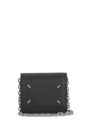 Black Pebbled Leather Wallet