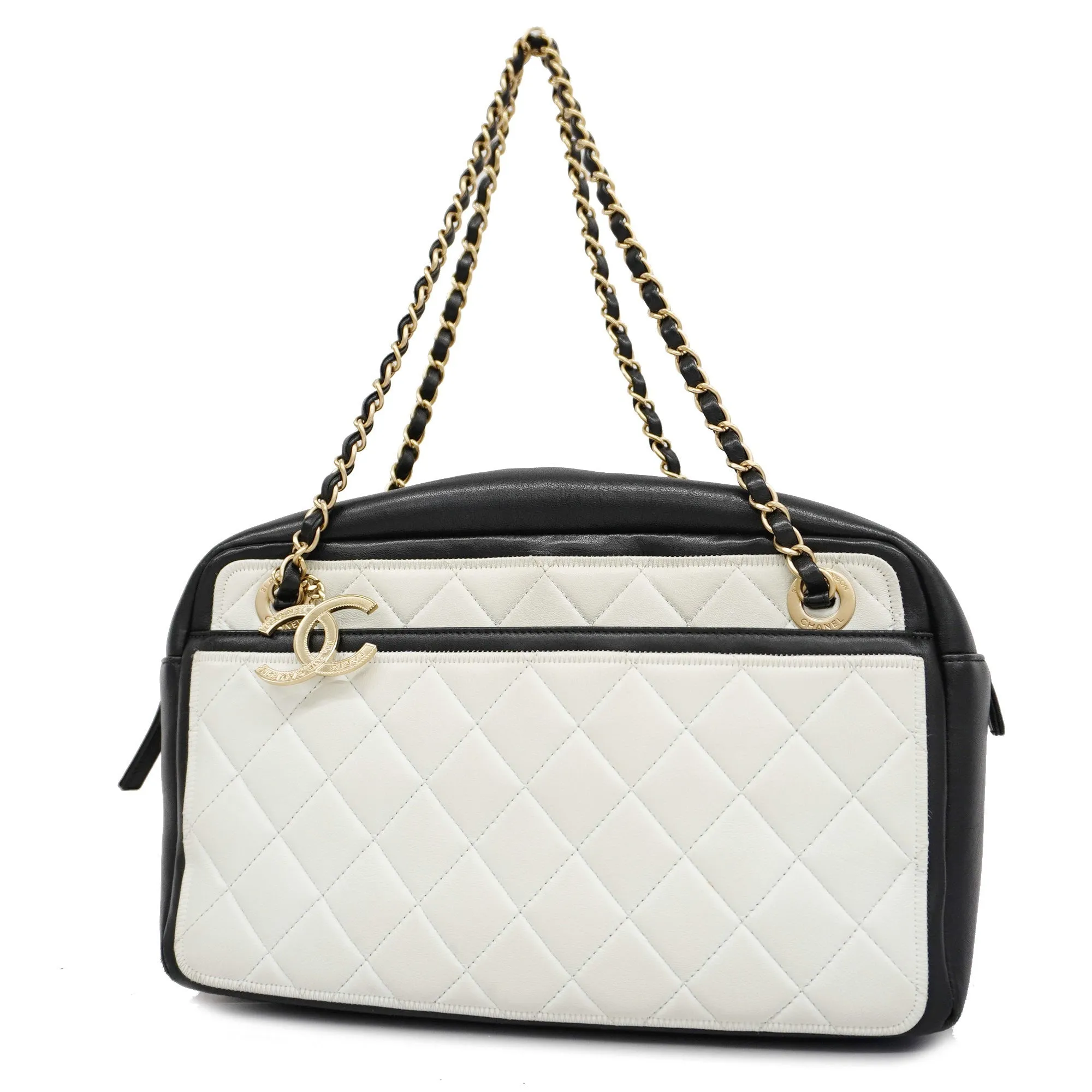 ChanelAuth  Matelasse Chain Shoulder Women's Leather Shoulder Bag