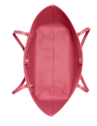 Coach City Tote In Signature Canvas With Varsity Motif