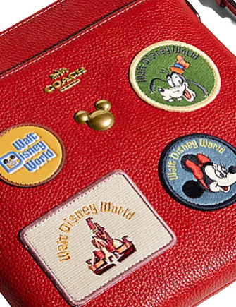 Coach Disney X Coach Kitt Messenger Crossbody With Patches