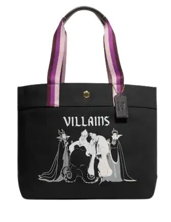Coach Disney X Coach Tote With Villains Motif