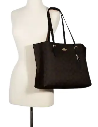 Coach Mollie Tote In Signature Canvas
