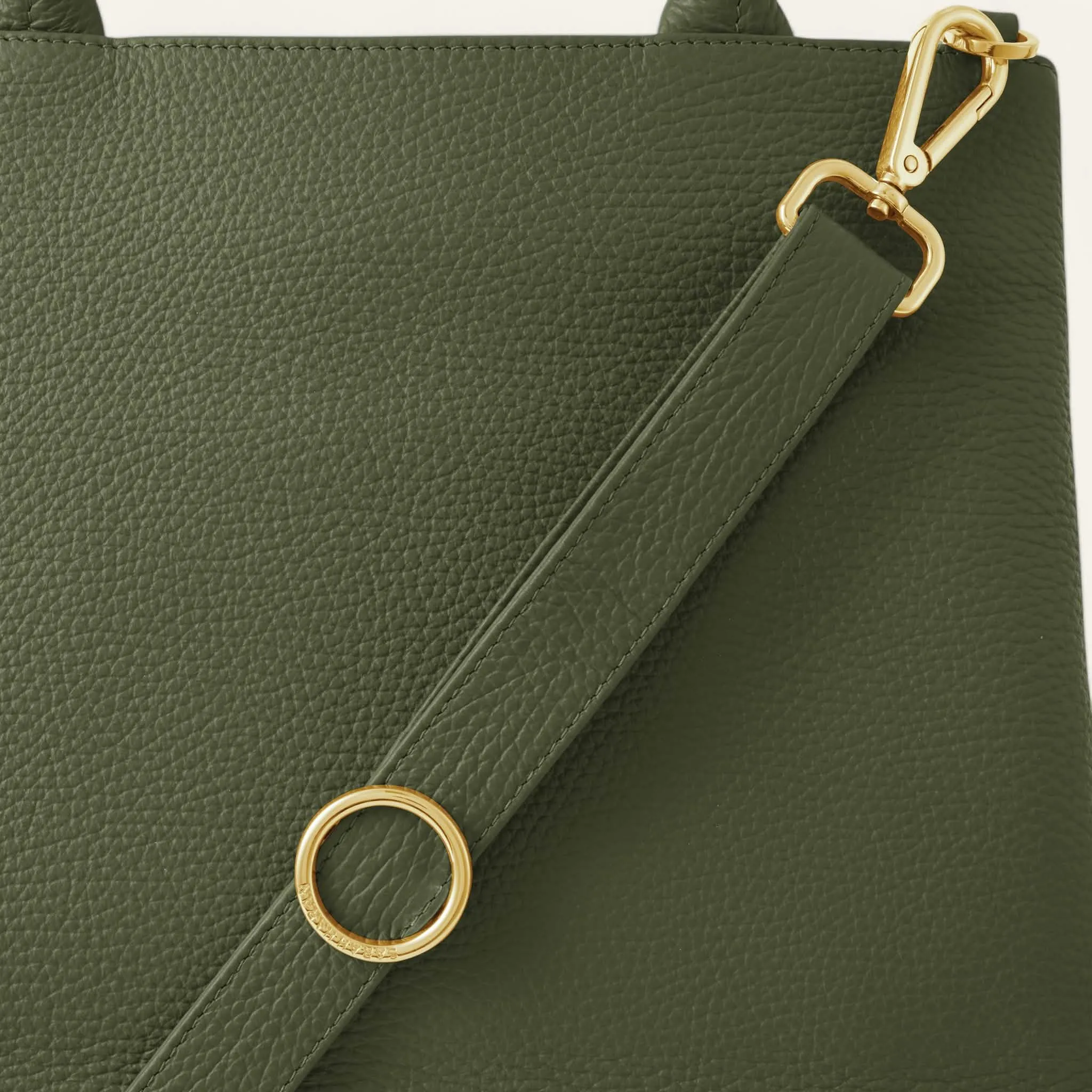 Dahlia Tote | Olive with Gold hardware