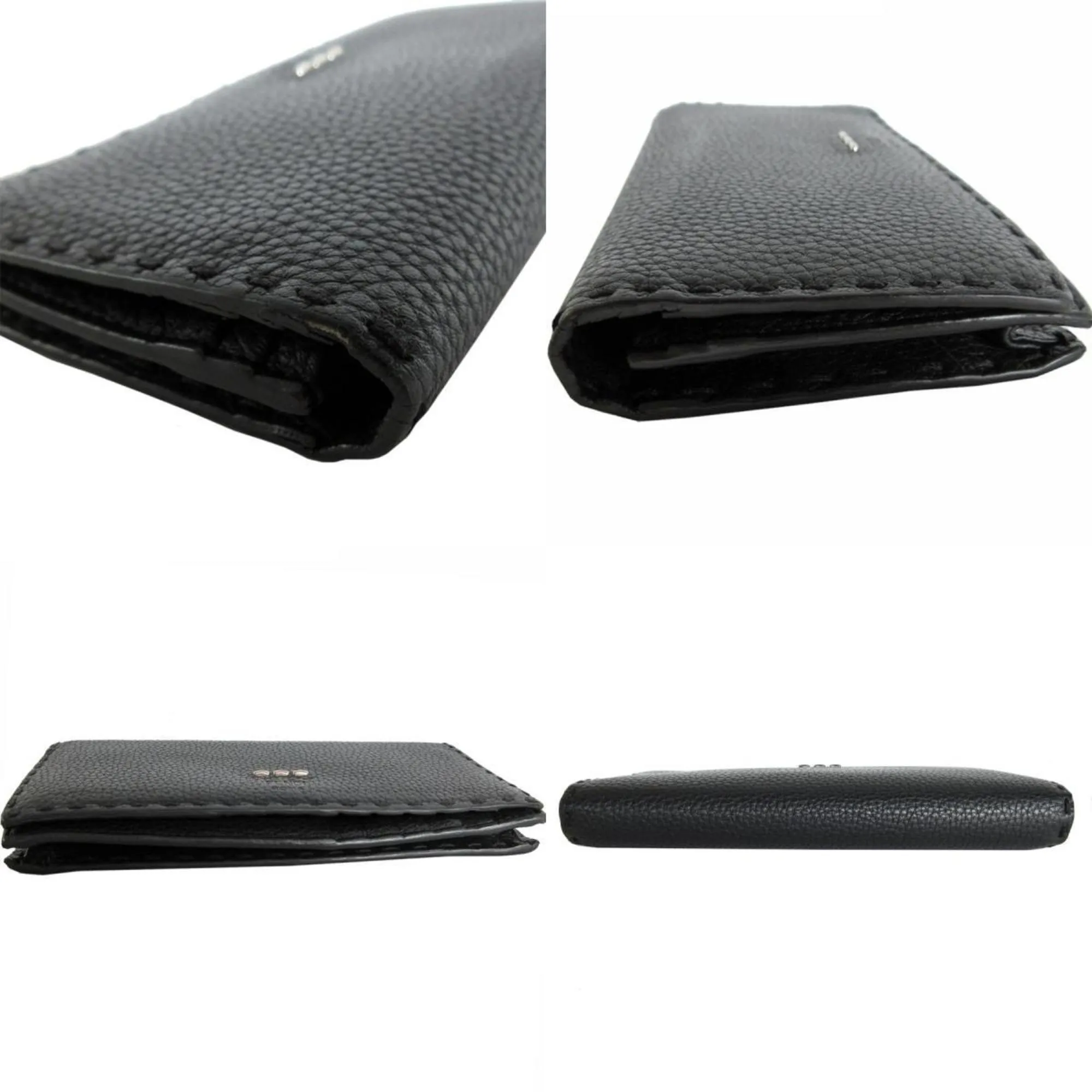 Fendi Leather Long Wallet (Bi-Fold) (Pre-Owned)