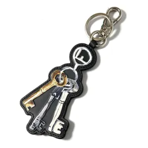Fendi Leather Metal Keyring (Pre-Owned)
