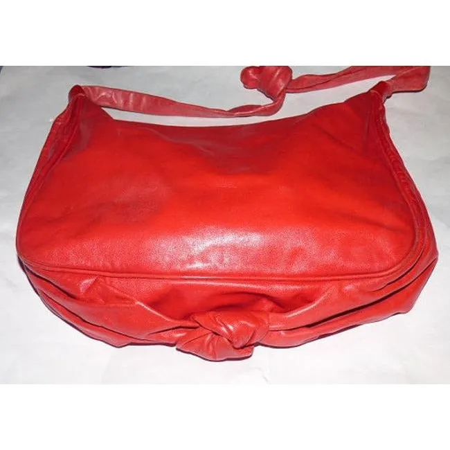 Fendi Vintage Pursesdesigner Purses Red Leather Shoulder Bag