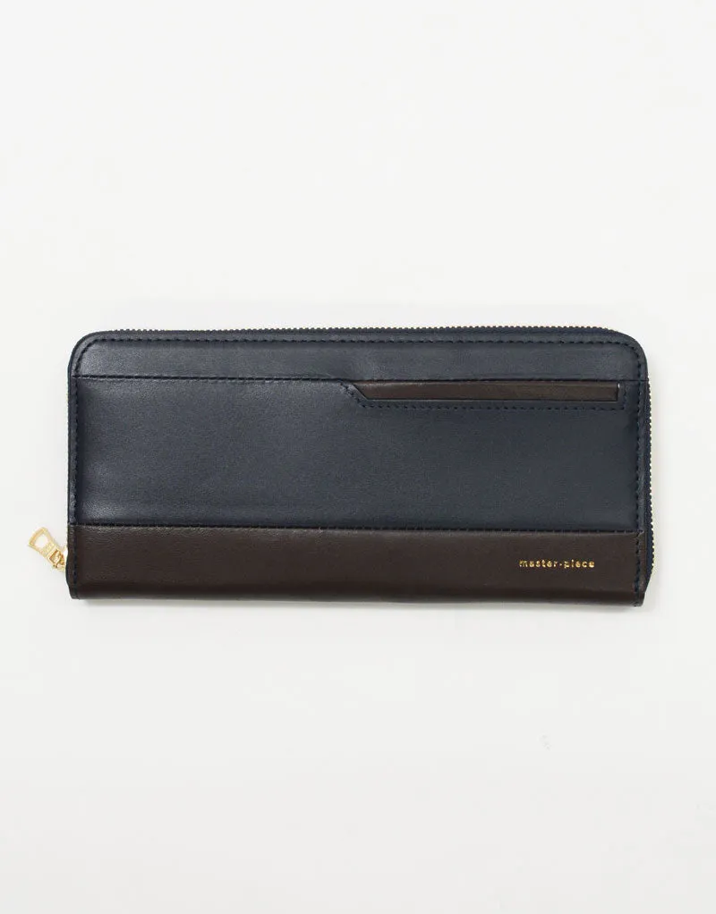 gloss Round Zip Wallet No.02840
