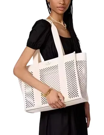 Kate Spade New York Kip Perforated Leather Large Tote