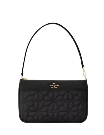 Kate Spade New York Spade Flower Quilted Nylon Convertible Wristlet