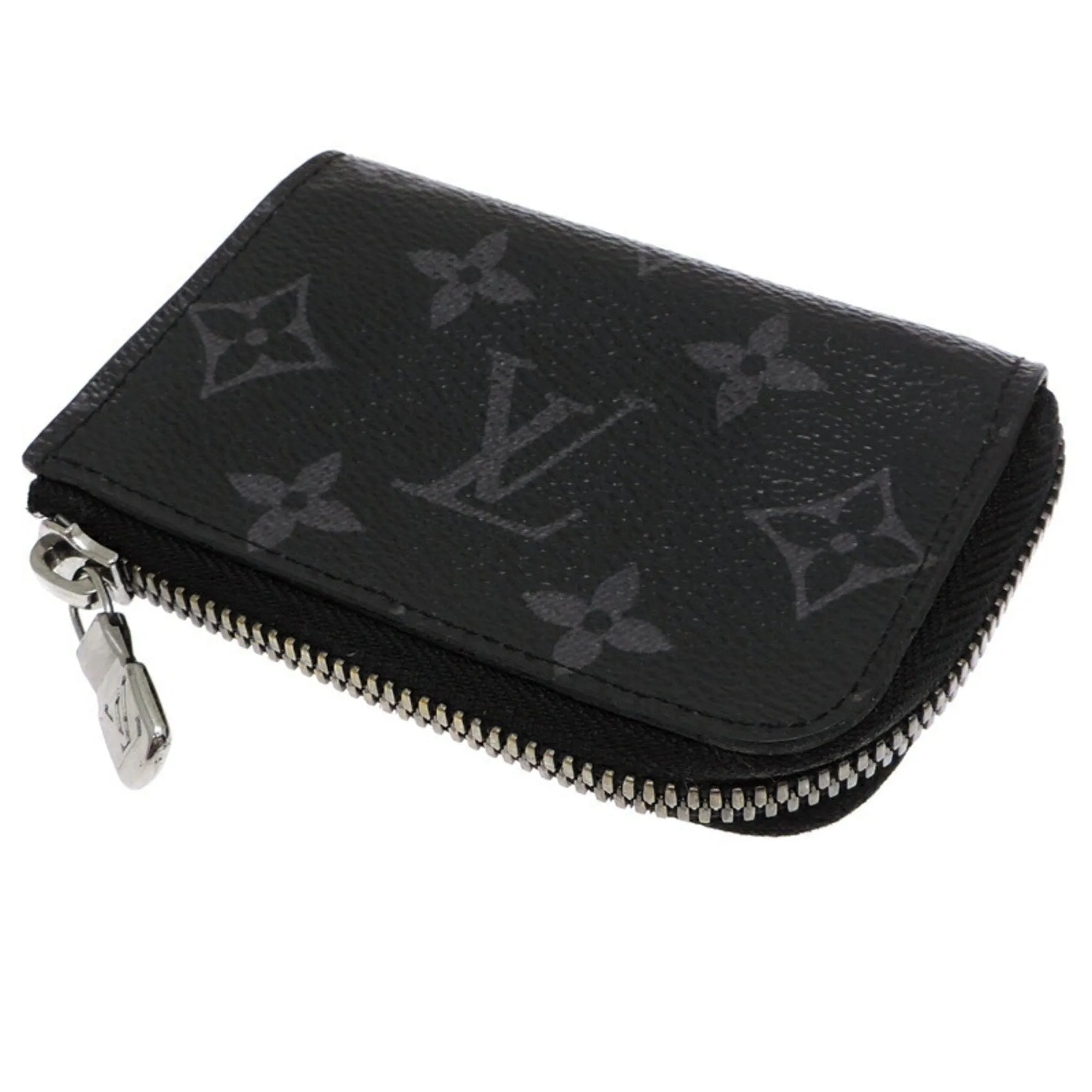 Louis Vuitton Monogram Eclipse Coin Purse/Coin Case (Pre-Owned)