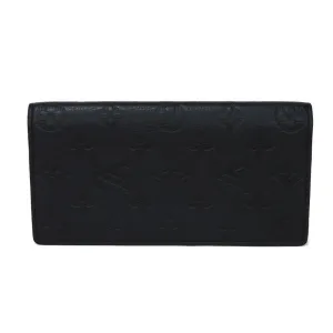 Louis Vuitton Noir Monogram Shadow Long Wallet (Bi-Fold) (Pre-Owned)