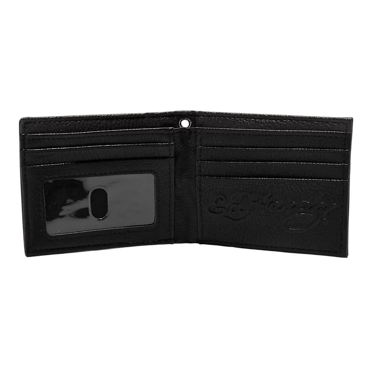 Men's Panther Chain Bifold Wallet In Black