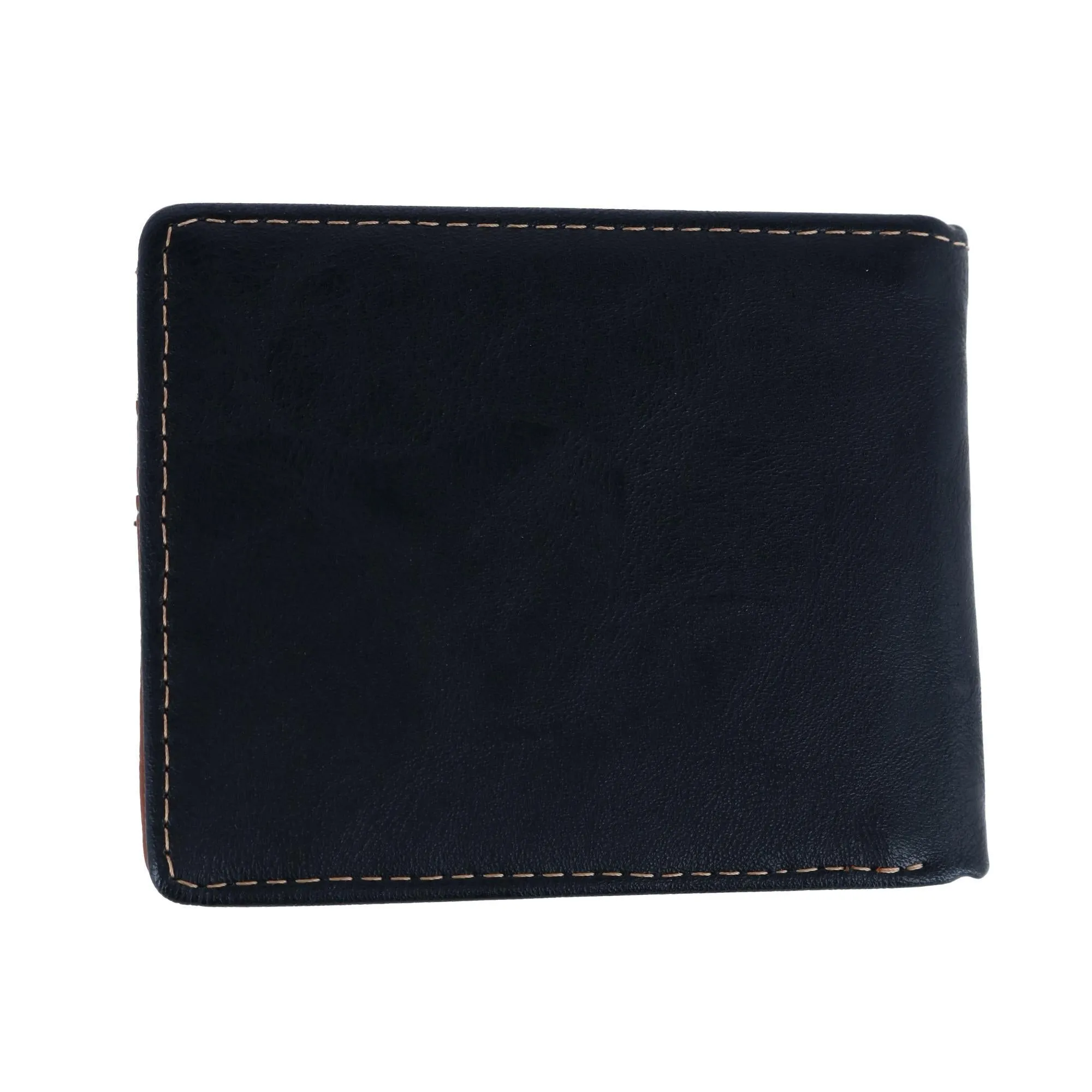 Men's Tumbled Leather Bifold Wallet