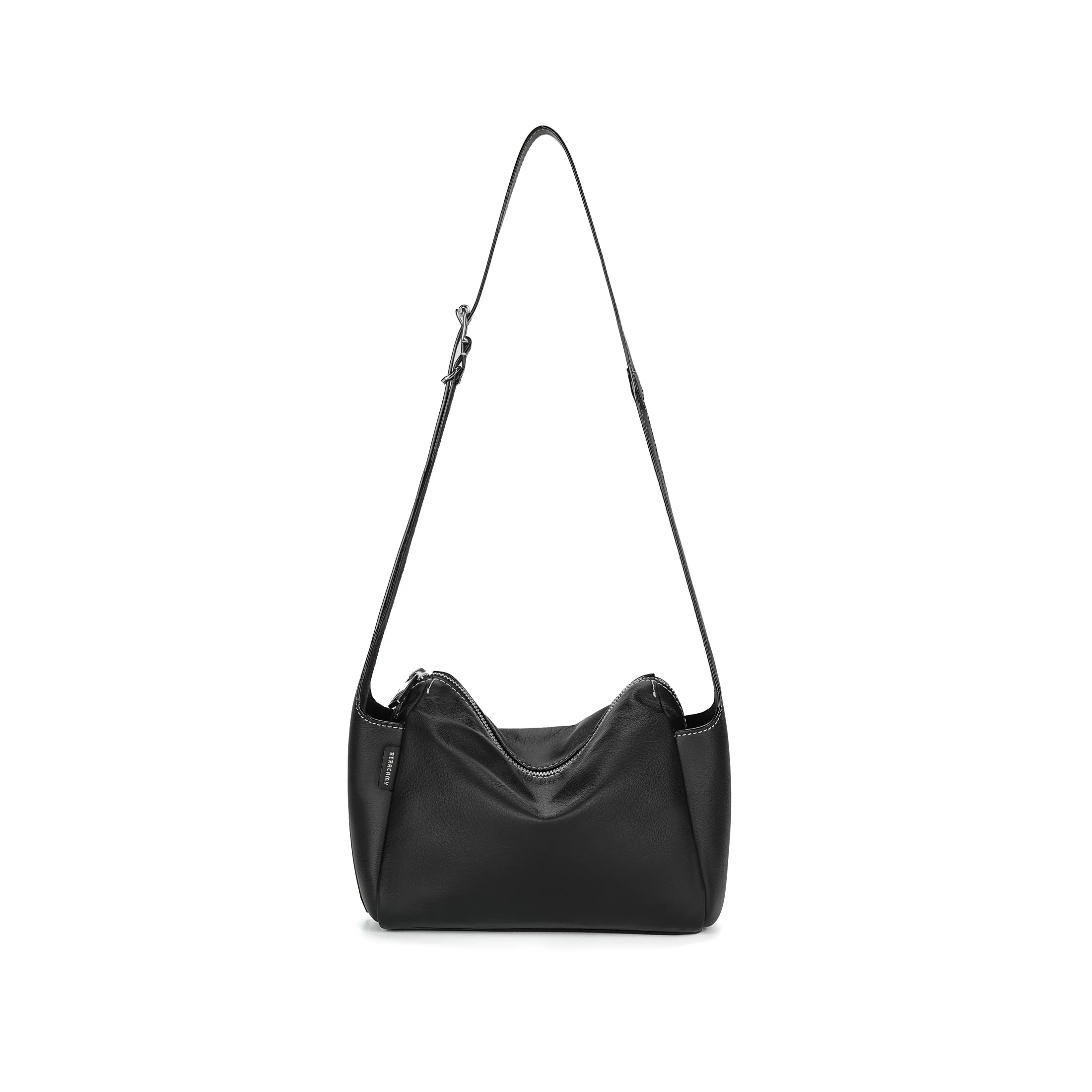 Petrichor Pockets Shoulder Bag Small - Black
