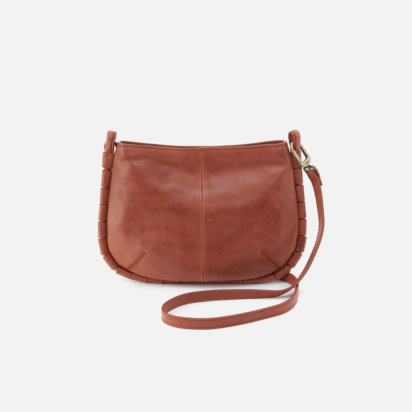 Phoebe Crossbody In Smooth Leather - Saddle