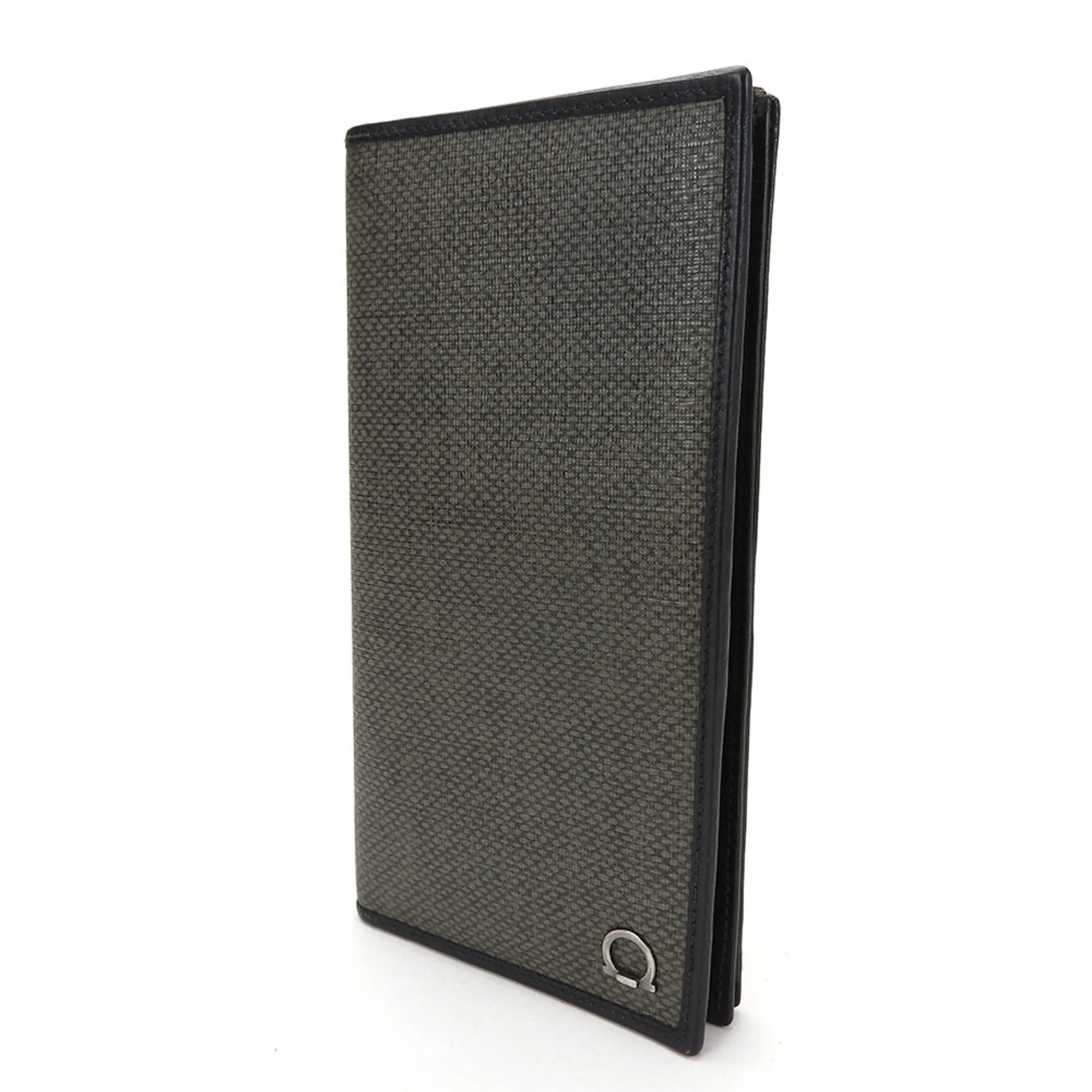 Salvatore Ferragamo Gancini  Pvc Leather Long Wallet (Bi-Fold) (Pre-Owned)