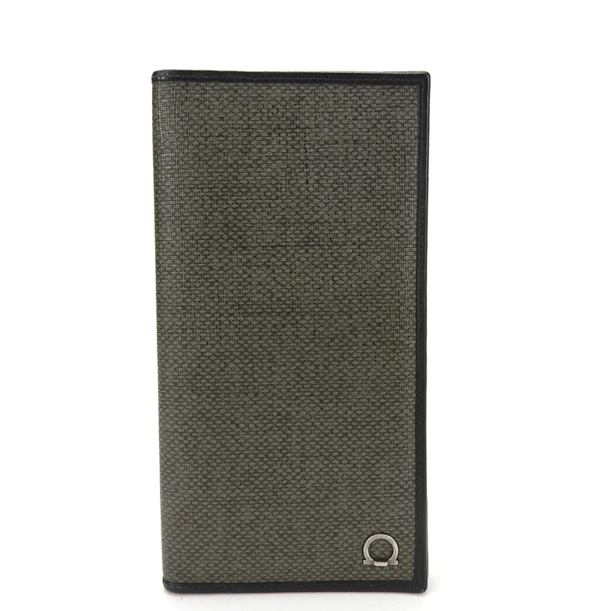 Salvatore Ferragamo Gancini  Pvc Leather Long Wallet (Bi-Fold) (Pre-Owned)