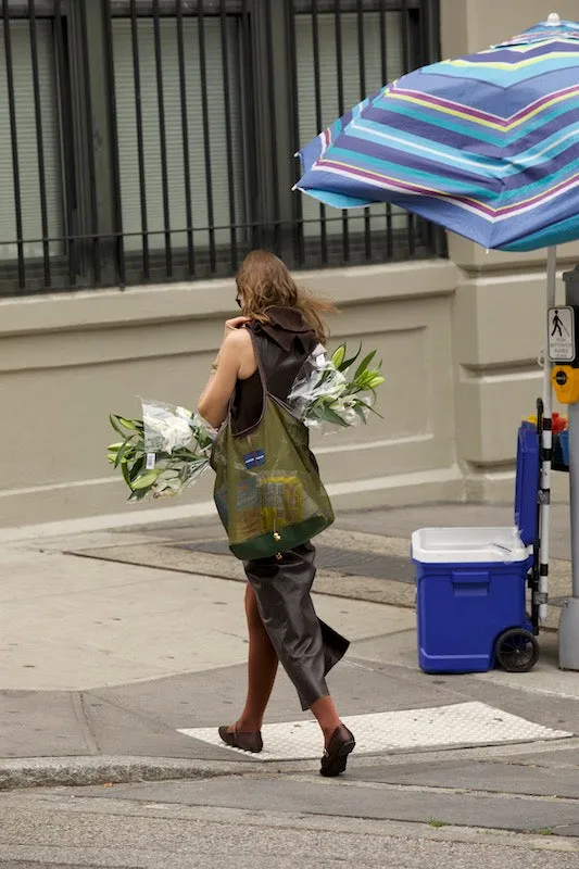 The Tokyo Shopper - Olive/Brown