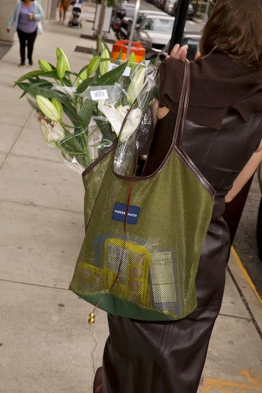 The Tokyo Shopper - Olive/Brown